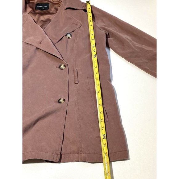 Club Monaco Womens Double Breasted Blazer Jacket Blush Pale Mauve Large L - Picture 11 of 12